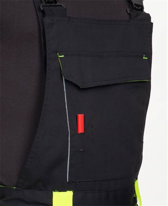 Pantaloni salopeta cu pieptar Ardon NEON, 65% poliester - 35% bumbac, 270 gr/mp [6]