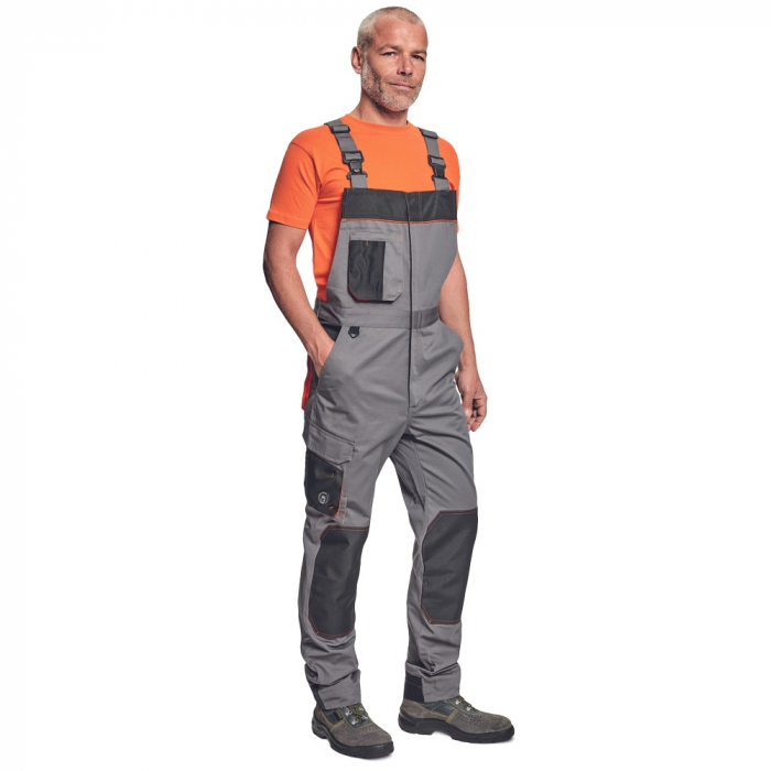 Pantaloni salopeta cu pieptar Cerva CREMORNE, 60/40 bumbac, 230 gr/mp [2]