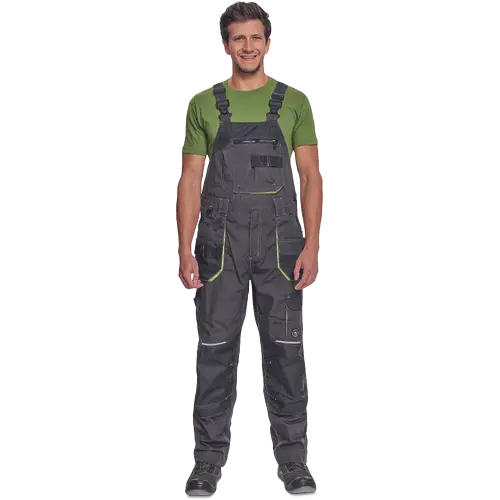Pantaloni salopeta cu pieptar Cerva GREENDALE, 65% poliester, 35% bumbac, 270 gr/mp [2]