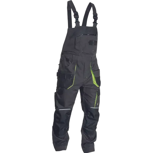 Pantaloni salopeta cu pieptar Cerva GREENDALE, 65% poliester, 35% bumbac, 270 gr/mp [4]