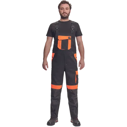 Pantaloni salopeta cu pieptar Cerva MAX VIVO, 65% poliester, 35% bumbac, 250 gr/mp [2]