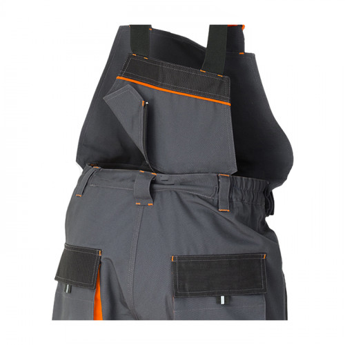 Pantaloni salopeta cu pieptar detasabil Renania RICHARD, tercot 65/35, 280gr/mp [2]