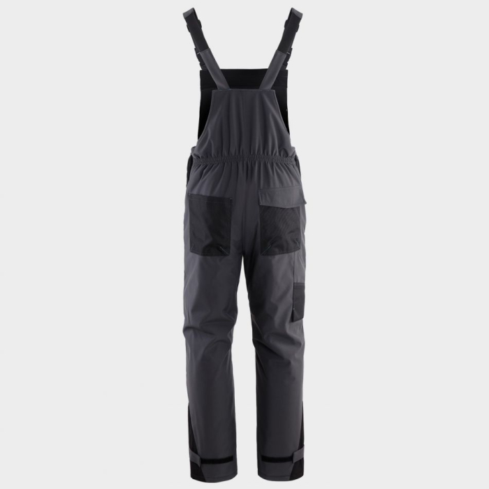 Pantaloni salopeta cu pieptar matlasata de iarna Stenso REVOLT SOFTSHELL WINTER, 100% poliester, 240 gr/mp [6]