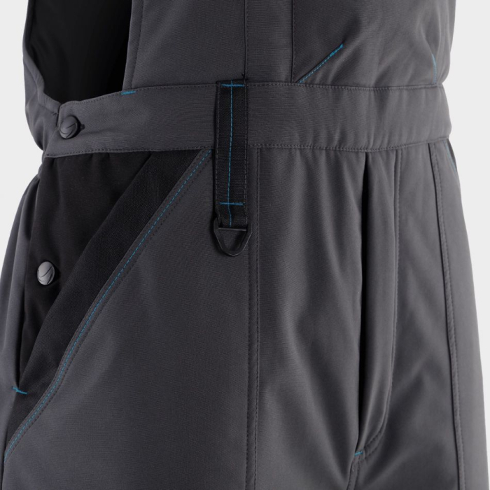 Pantaloni salopeta cu pieptar matlasata de iarna Stenso REVOLT SOFTSHELL WINTER, 100% poliester, 240 gr/mp [3]