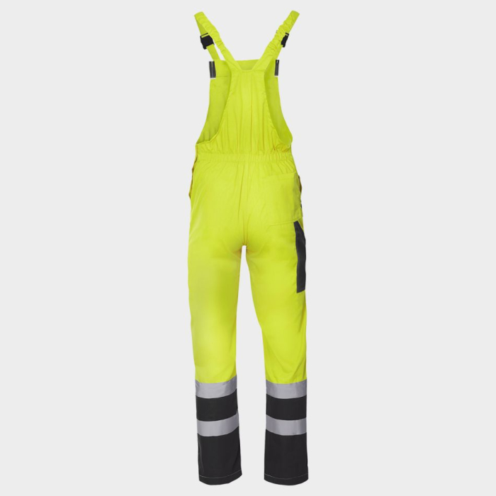 Pantaloni salopeta cu pieptar reflectorizanti Stenso COLLINS SUMMER HV, tercot 35/65, 240 gr/mp [2]