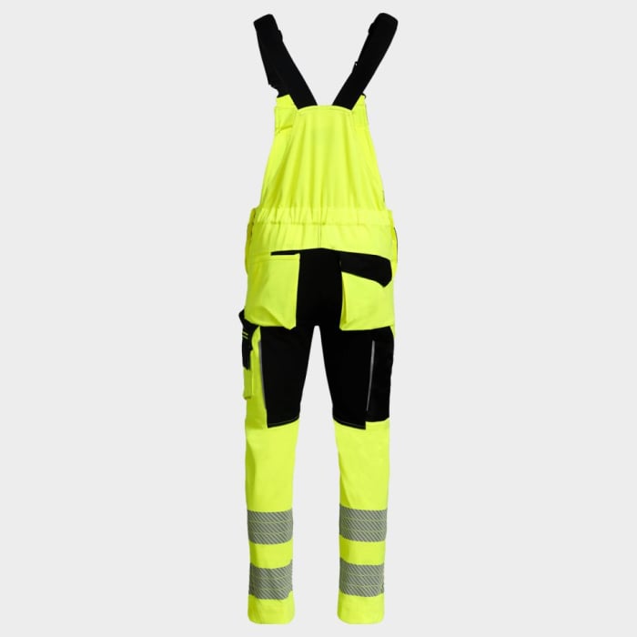 Pantaloni salopeta cu pieptar reflectorizanti Stenso REVOLT HV 4STRETCH, 100% poliester, 280 gr/mp [7]