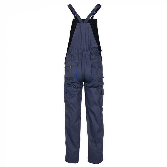 Pantaloni salopeta cu pieptar Renania FIJI, tercot 65/35, 235gr/mp [5]