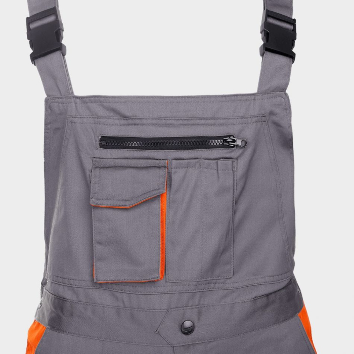 Pantaloni salopeta cu pieptar Stenso CARGO DM, tercot, 235 gr/mp [5]