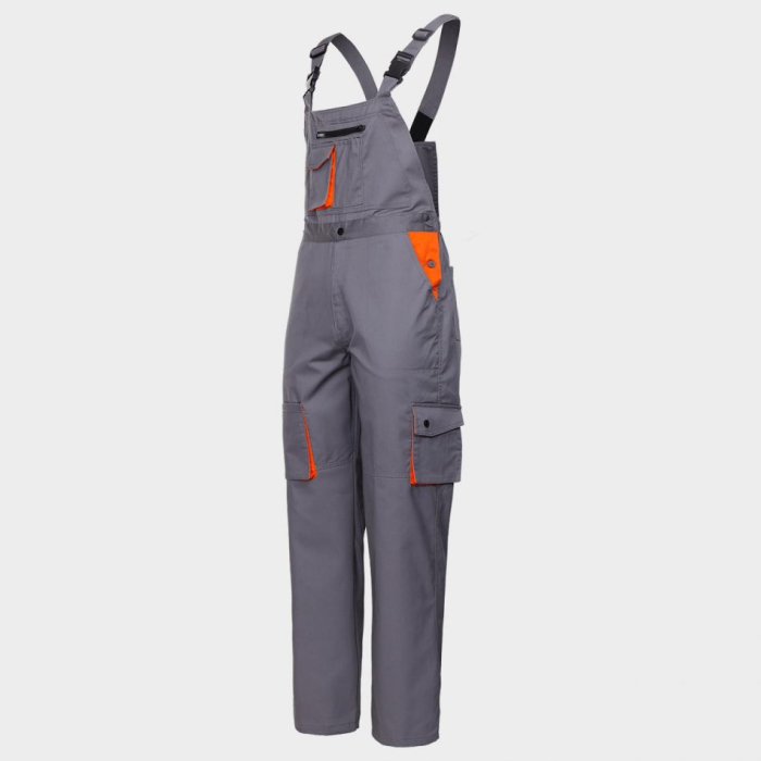 Pantaloni salopeta cu pieptar Stenso CARGO DM, tercot, 235 gr/mp [3]
