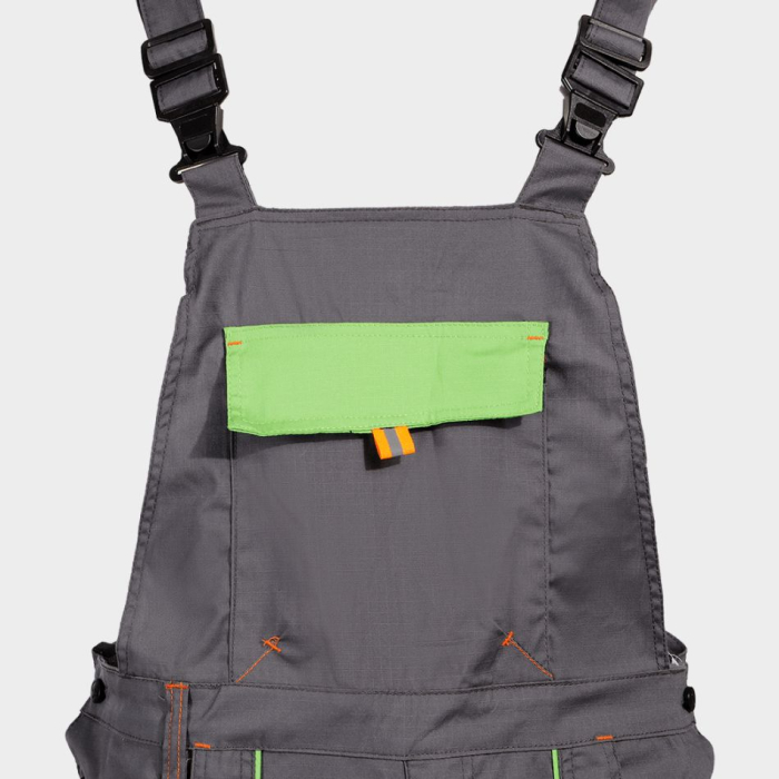 Pantaloni salopeta cu pieptar Stenso PRISMA LIGHT STRETCH, 63% poliester, 34% bumbac, 3% spandex, 190 gr/mp [5]