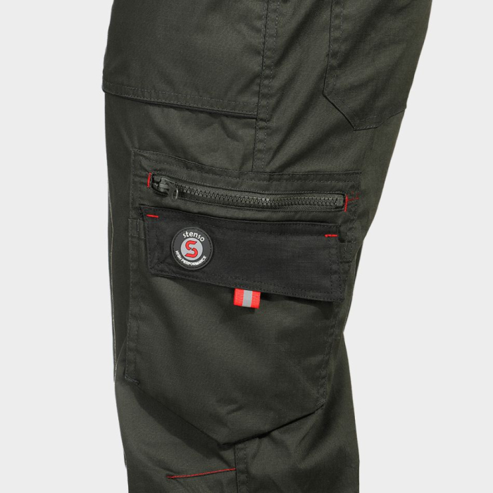 Pantaloni salopeta cu pieptar Stenso PRISMA LIGHT STRETCH, 63% poliester, 34% bumbac, 3% spandex, 190 gr/mp [3]