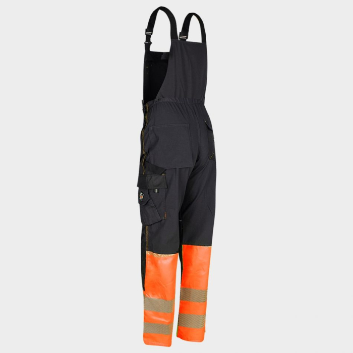 Pantaloni salopeta cu pieptar Stenso PRISMA REFLEX, 35% bumbac, 65% poliester, 270 gr/mp [2]
