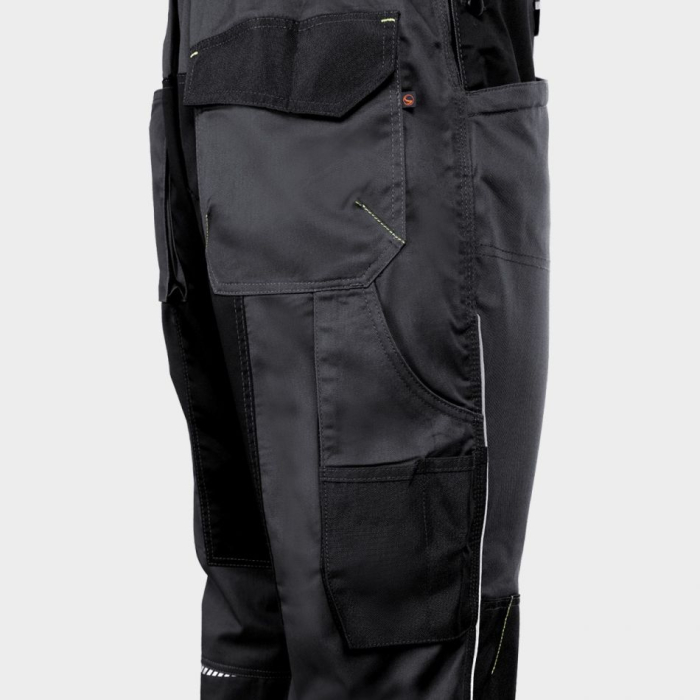 Pantaloni salopeta cu pieptar Stenso PRISMA SPANDEX, 62% bumbac, 35% poliester, 3% spandex, 270 gr/mp [3]