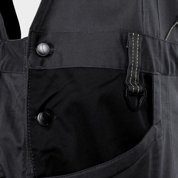 Pantaloni salopeta cu pieptar Stenso PRISMA SPANDEX, 62% bumbac, 35% poliester, 3% spandex, 270 gr/mp [4]