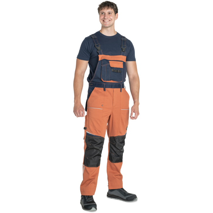 Pantaloni salopeta pieptar Cerva STIRLING STRETCH, 97% bumbac, 3% spandex, 260 g/mp [2]