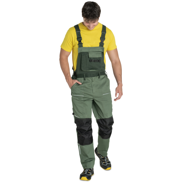 Pantaloni salopeta pieptar Cerva STIRLING STRETCH, 97% bumbac, 3% spandex, 260 g/mp [3]