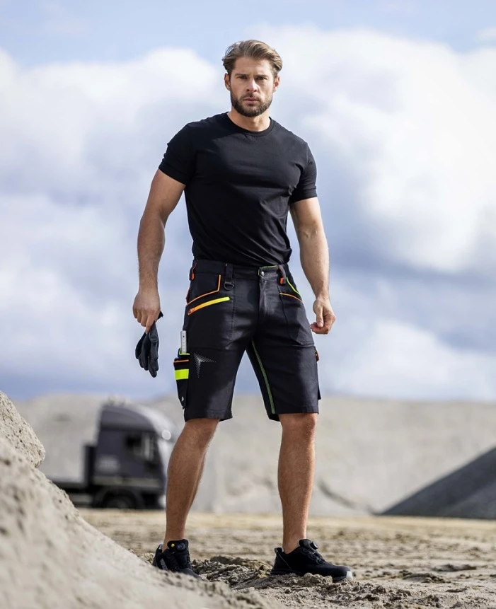 Pantaloni scurti de lucru Ardon CREATRON neon, 98% bumbac, 2% elastan, 250 gr/mp [2]