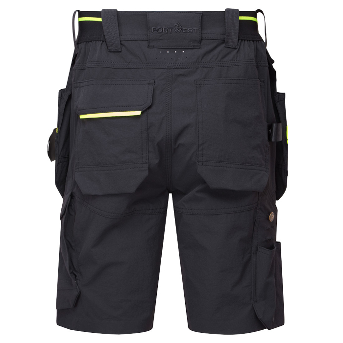 Pantaloni scurti de lucru Portwest EV4 LIGHTWEIGHT, cu buzunare detasabile, 88% nailon, 12% elastan, 175 gr/mp [2]