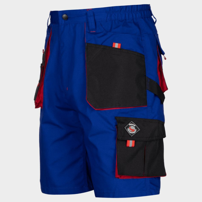 Pantaloni scurti de lucru Stenso KASTOR ROYAL BLUE, tercot 35/65, 260 gr/mp [2]