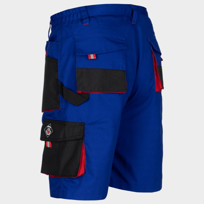 Pantaloni scurti de lucru Stenso KASTOR ROYAL BLUE, tercot 35/65, 260 gr/mp [4]