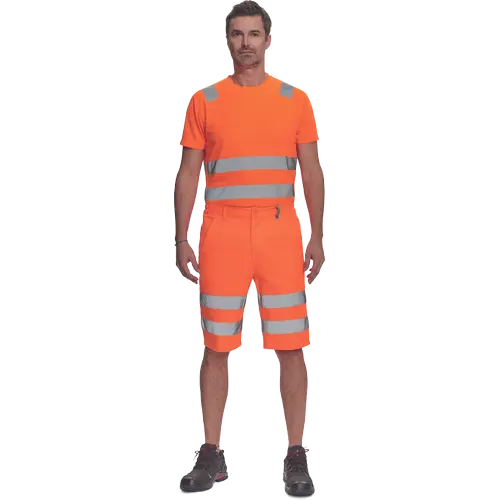 Pantaloni scurti reflectorizanti Cerva FERROL, 50% bumbac, 50% poliester, 200 gr/mp [2]