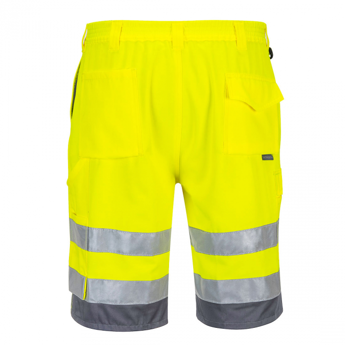 Pantaloni scurti reflectorizanti Portwest E043, 65% poliester, 35% bumbac, 245 gr/mp [2]