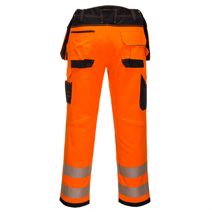 Pantaloni reflectorizanti Portwest STRETCH HOLSTER PW3 PW306, 65% poliester, 33% bumbac, 2% elastan, 245g [3]