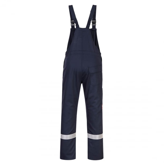 Pantaloni salopeta cu pieptar ignifugi Portwest BIZ IONA BZ17, 100% bumbac, 330g [3]