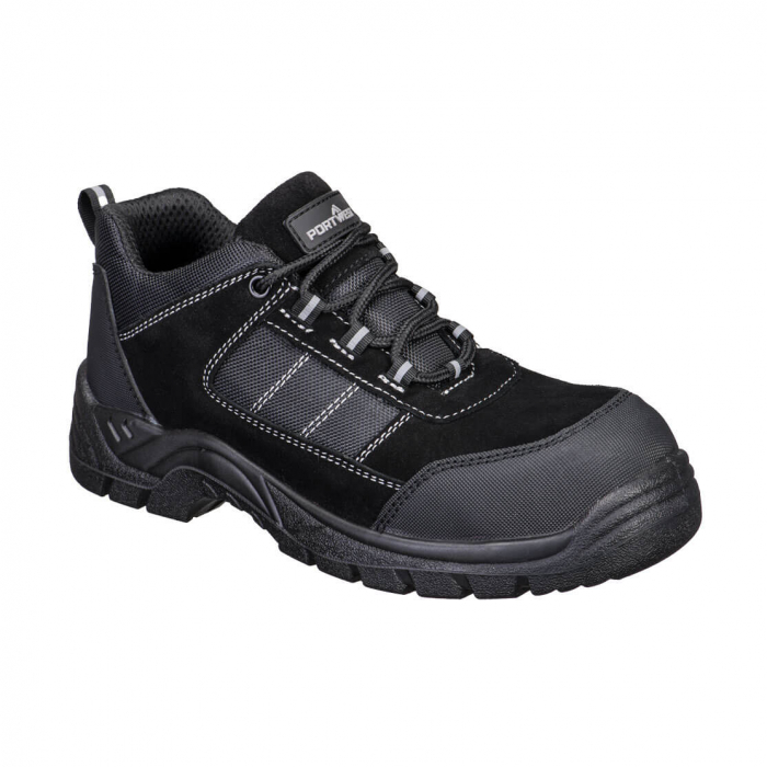 Pantofi de protectie Portwest Textile SUEDE SR FO S1, cu bombeu din compozit [1]