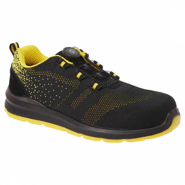 Pantofi de protectie Portwest FT08 WIRE SAFETY TRAINER KNIT S1P, bombeu compozit si lamela [1]