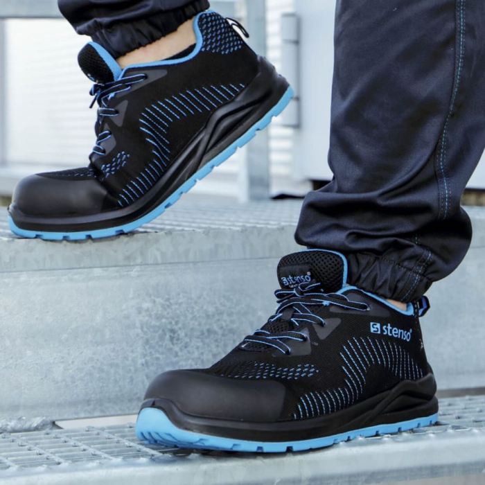 Pantofi de protectie Stenso RACE PRO S1PS MF SR, cu bombeu fibra de sticla si lamela kevlar [2]