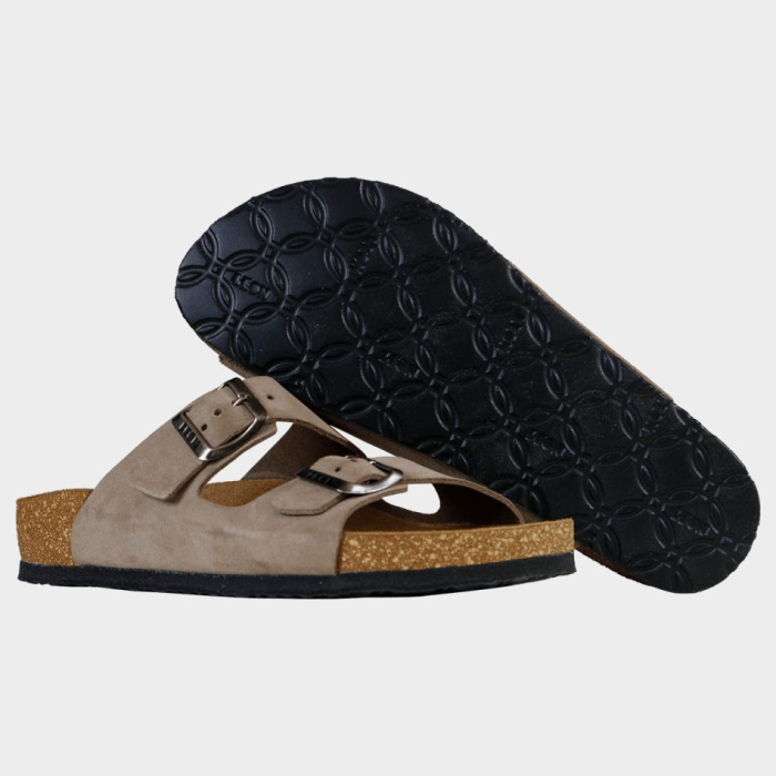 Papuci cu talpa din pluta Leon LADY, piele naturala cu talpa PU [2]