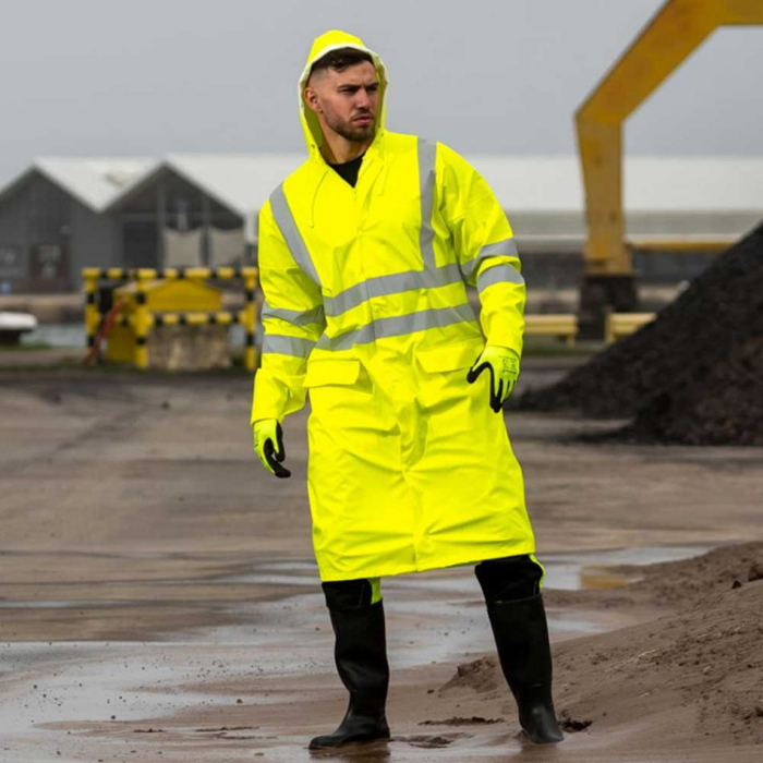 Pelerina de ploaie reflectorizanta Stenso STORMER HV COAT, 200 gr/mp [2]