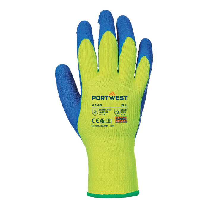 Set 12 per x Manusi captusite cu acril Portwest A145 COLD GRIP, impregnate in latex, protectie impotriva frigului extrem [2]