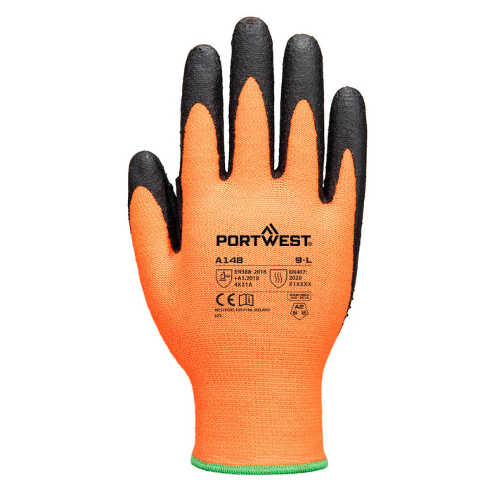 Set 12 per x Manusi de protectie Portwest A148 GRIP13 HIGH DOTTED, cu aplicatii din nitril [2]