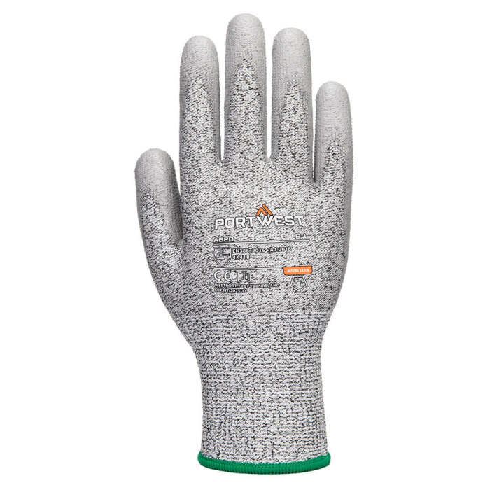 Manusi de protectie taiere Portwest A620 LR CUT, impregnate in poliuretan [2]
