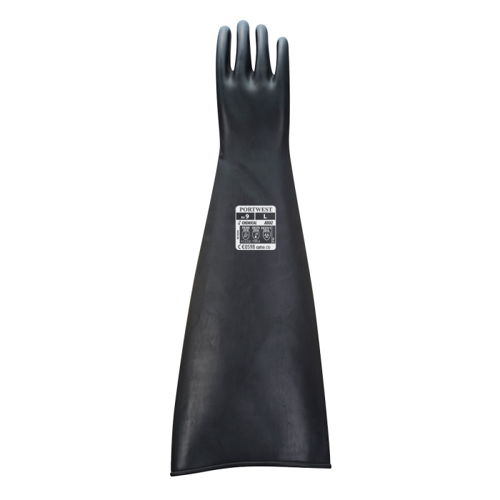 Manusi de protectie chimica din latex Portwest A803, 60cm [2]