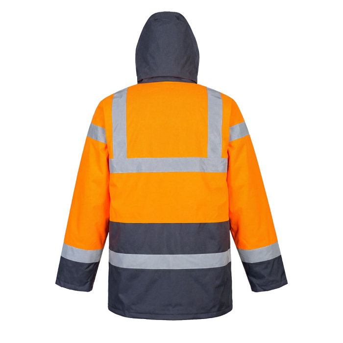 Jacheta impermeabila reflectorizanta de iarna Portwest ES466 ESSENTIAL CONTRAST WINTER, 100% poliester, 160g [2]