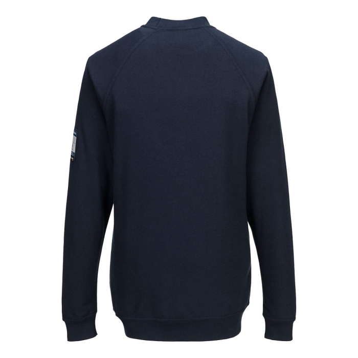 Tricou antistatic cu maneca lunga Portwest FR759 MODAFLAME Knit FR, 60% modacrilic, 39% bumbac, 1% fibra carbon, 300 g/mp [2]
