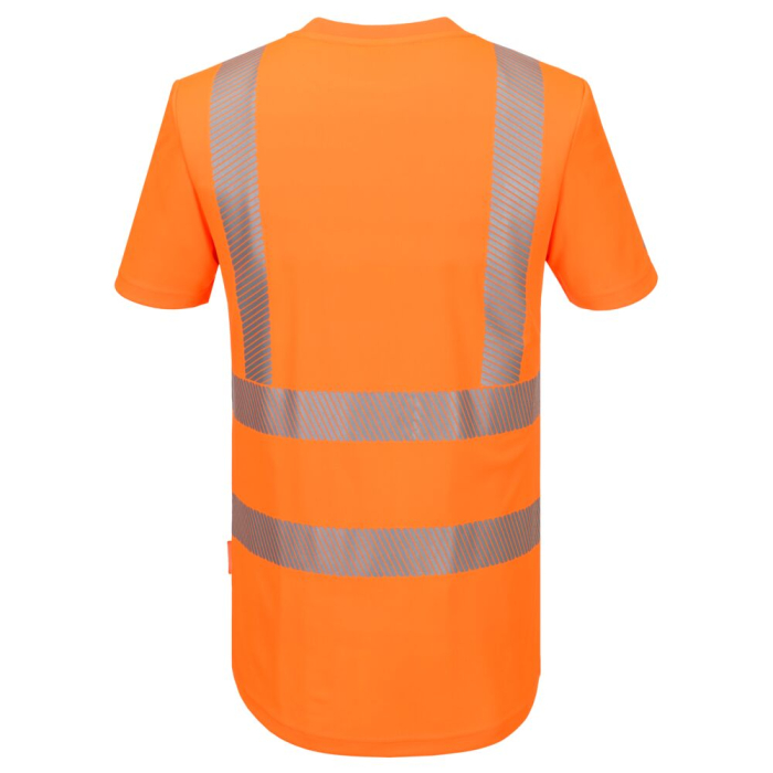 Tricou clasic cu maneca scurta reflectorizant Portwest PW3 Hi-Vis S/S, 100% poliester, 150 gr/mp [2]
