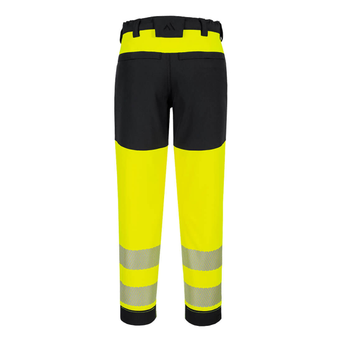 Pantaloni de lucru reflectorizanti dama Portwest PW3 Hi-Vis WOMEN'S STRETCH, 94% Poliester, 6% elastan, 300 gr/mp [2]