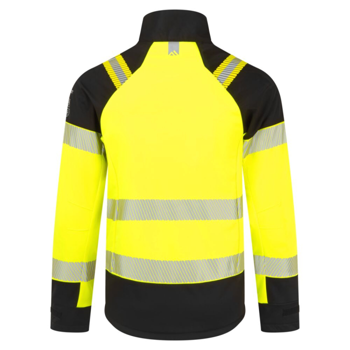 Jacheta softshell reflectorizanta Portwest FR718 MODAFLAME Hi-Vis Multi-Norm FR, 60% modacrilic, 39% bumbac, 1% fibra de carbon, 350 gr/mp [2]
