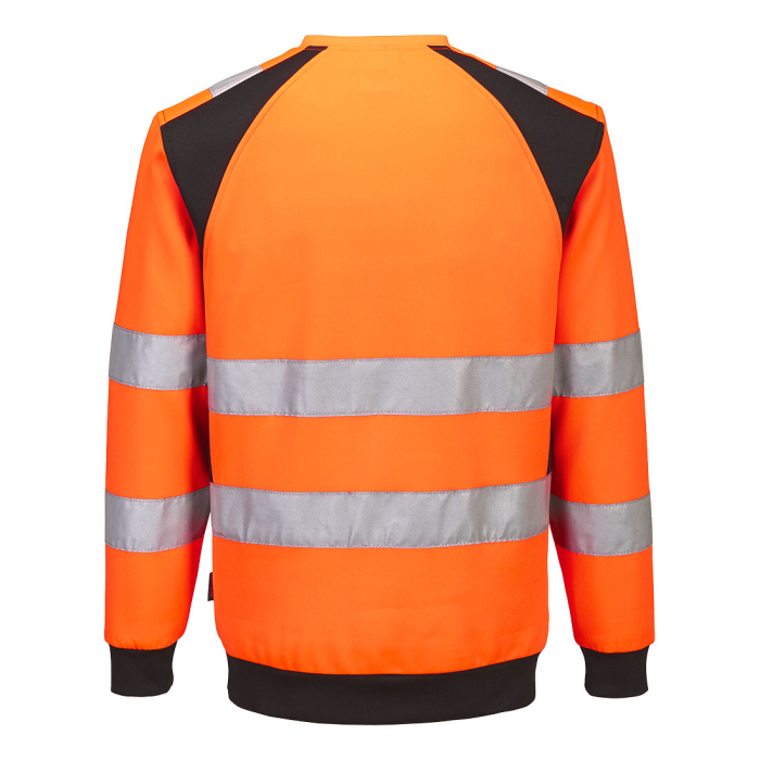 Hanorac fara gluga reflectorizant Portwest WX2 ECO Hi-Vis,  65% poliester reciclat, 35% bumbac, 300 gr/mp [2]