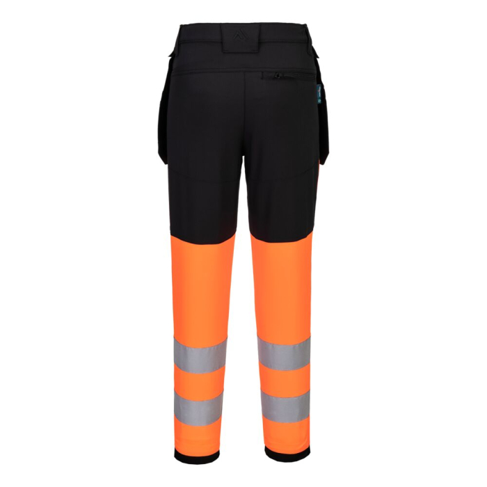 Pantaloni de lucru reflectorizanti dama Portwest CD847 WX2 Hi-Vis LIGHTWEIGHT, 93% poliester reciclat, 7% elastan, 195 gr/mp [2]