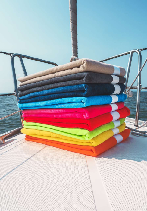 Prosop colorat pentru plaja Olima VELOUR BEACH, 98% bumbac, 2% poliester, 400 g/mp [5]
