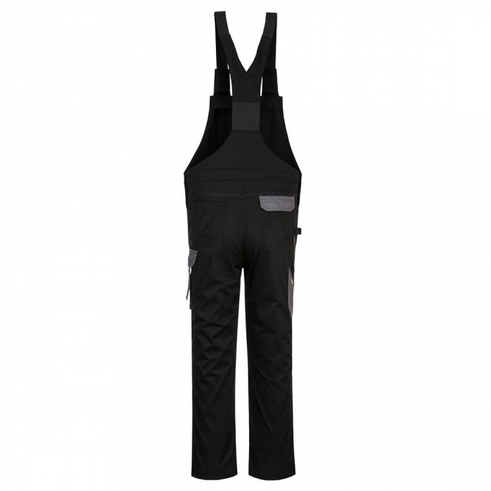 Pantaloni salopeta cu pieptar Portwest PW243 PW2, 65% poliester, 35% bumbac, 245g [3]