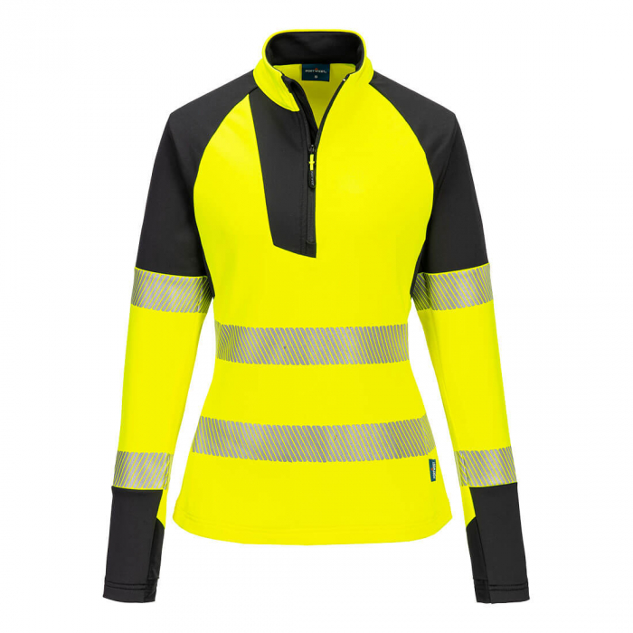 Jacheta de lucru dama Hi-Vis WOMEN'S 1/4 Portwest T173, 92% poliester, 8% elastan, 360 gr/mp [1]