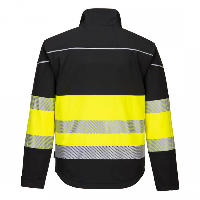 Jacheta softshell reflectorizanta Portwest PW3 PW375, 94% poliester, 4% elastan, 310 gr/mp [2]