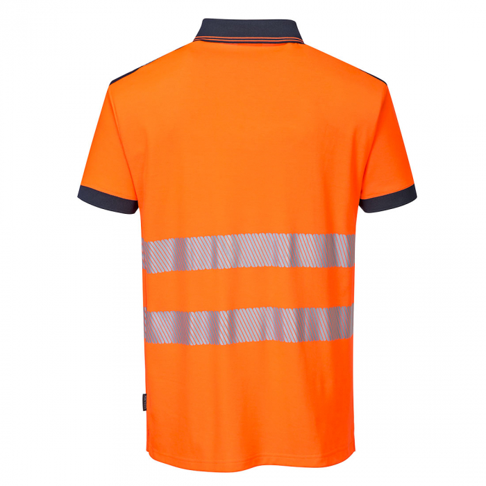 Tricou polo reflectorizant Portwest T180 PW3, 55% bumbac, 45% poliester, 175 gr/mp [3]