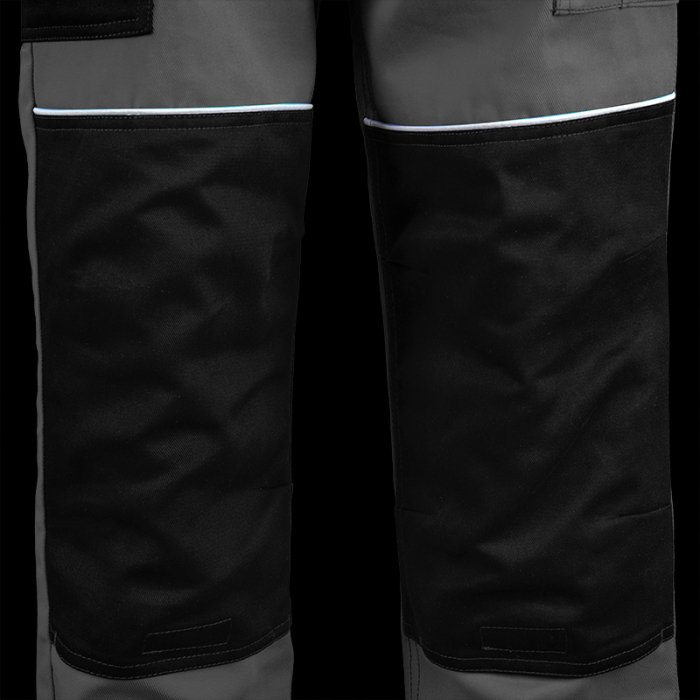 Pantaloni salopeta cu pieptar Rock Safety COMFORT-BP, 100% bumbac, 250 gr/mp [10]